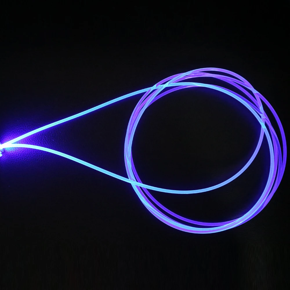Meter price 10mm flexible waterproof side emitting fiber cable optic pool light