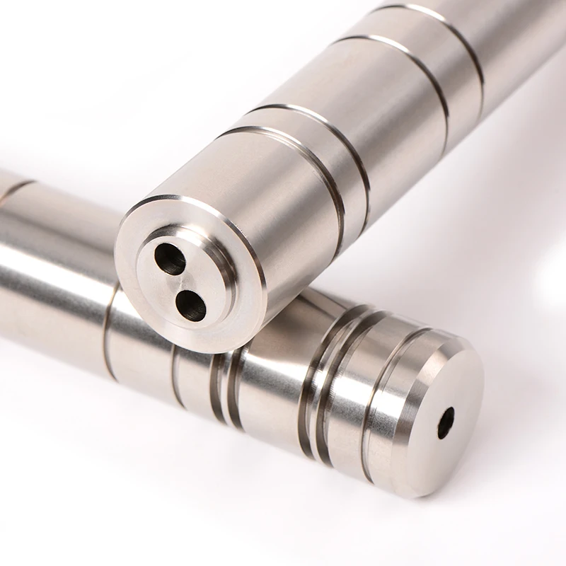 Deep hole drilling CNC lathe axle Precision metal bar l shaped metal bar Hard Transmission shaft