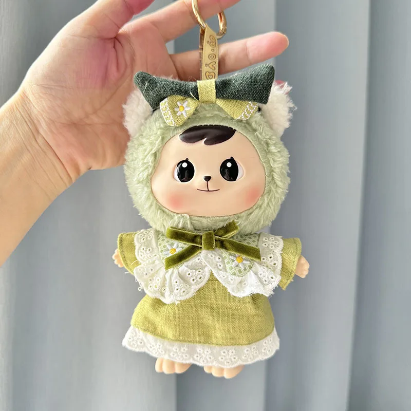 Only clothing Wholesale Bao ao Hug Series Plush Blind Box Hug Doll Clothes Light Green Spring Cake Set