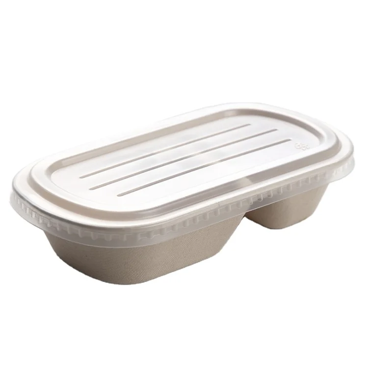 С новым дизайном и экологически чистая биоразлагаемая одноразовый контейнер для упаковки продуктов питания