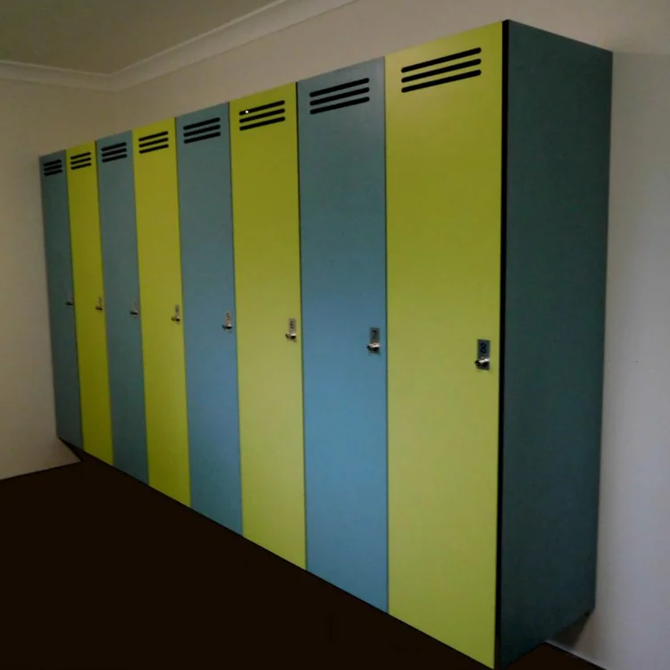 Hospital Bedside Compact Hpl Storage Locker Cabinet Manufacturer