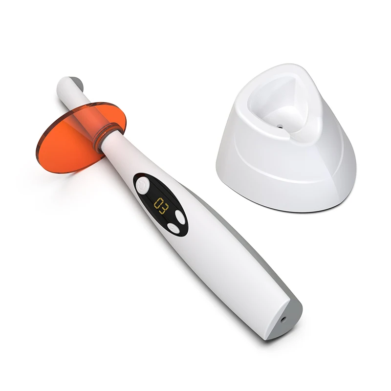 Odm Стоматологическая лампа для отверждения фотополимеризатор 5 секунд с функцией полного усиленного импульса беспроводной светодиодный блок света