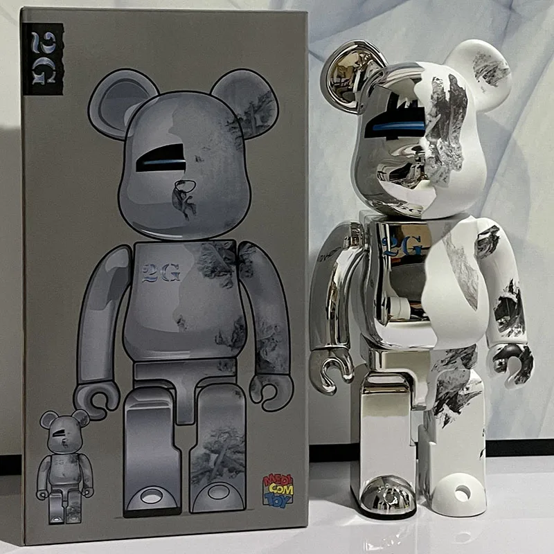 
New 1:1 ABS High Edition SORAYAMA Daniel Arsham 2G Medicom TOY Bearbrick 400% Designer Toys Figurine Model Ornaments 