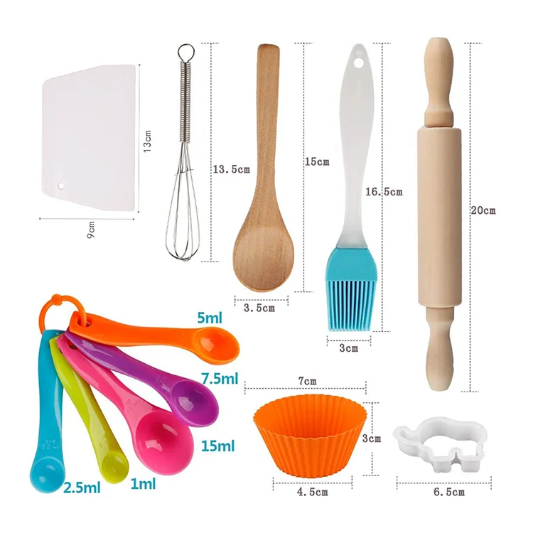 kitchen Kids Cooking Sets Real baking kits for kids