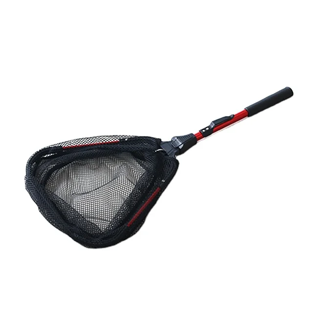 China Factory Quality Collapsible Fishing Landing Net Freshwater and Saltwater Fish Nylon Fishing Nets Fish Net Aquarium
