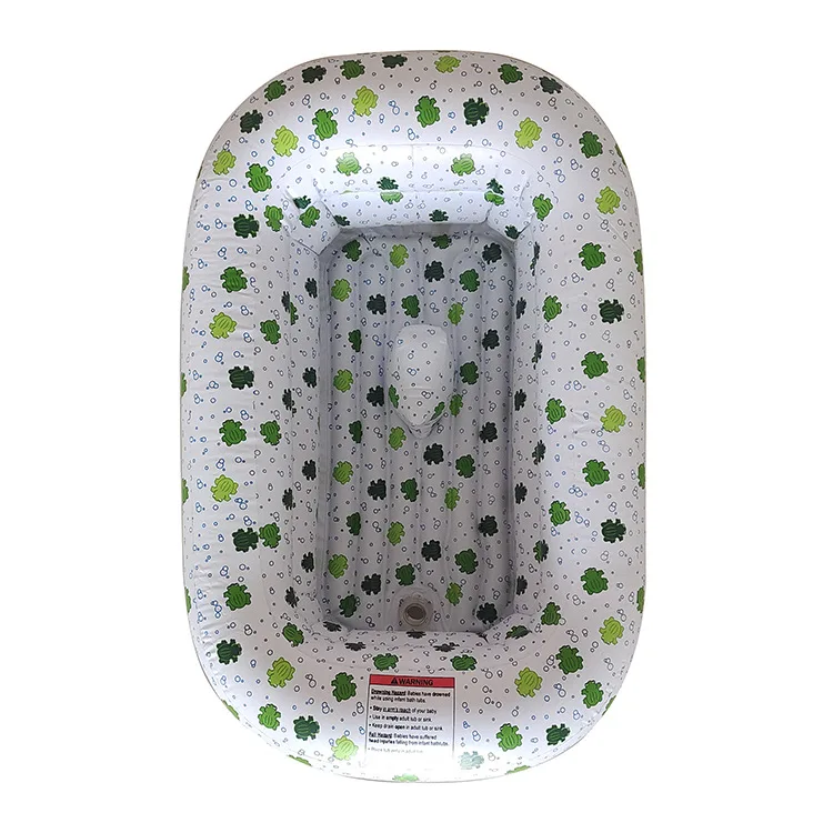 Inflatable Baby Bathtub, Kid Infant Toddler Infant Newborn Inflatable Foldable Shower Pool
