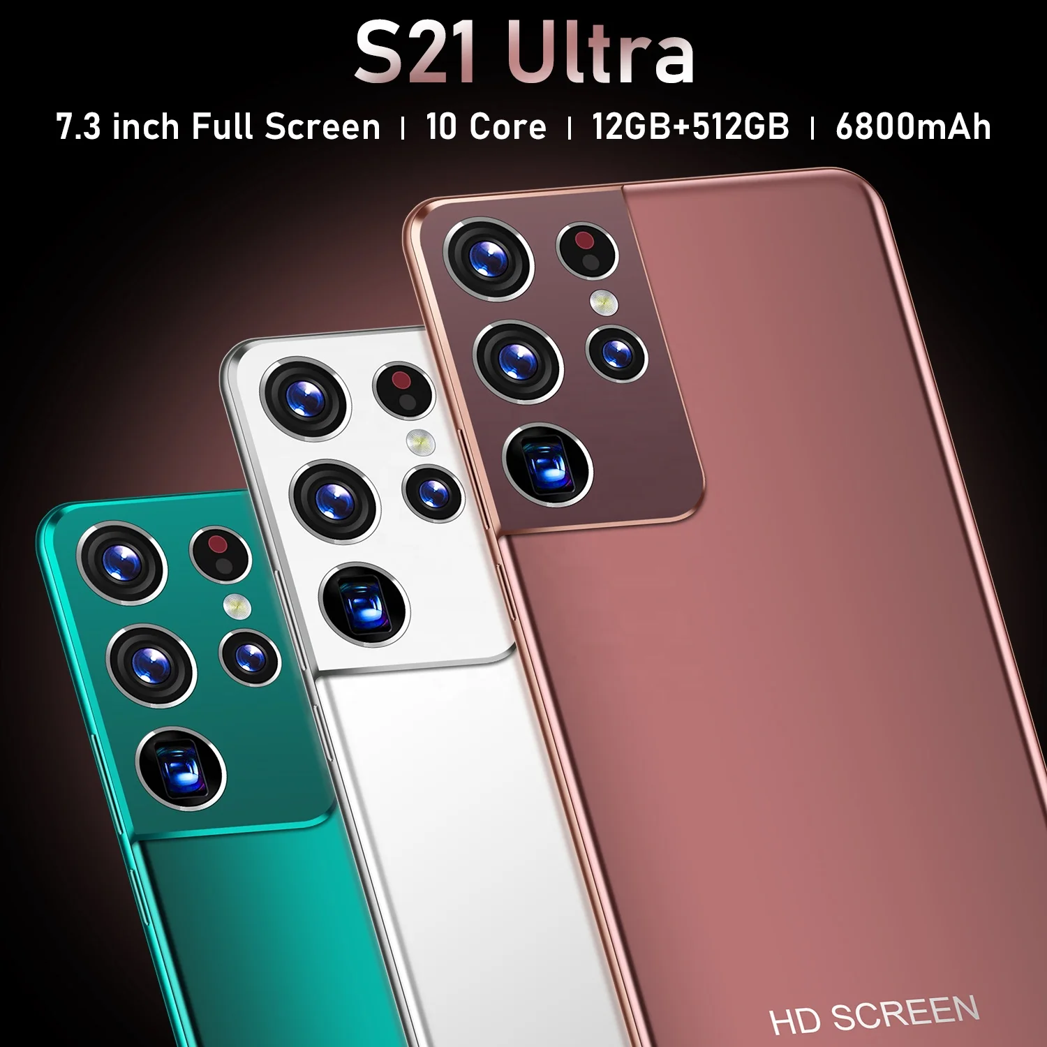  2021Amazon hot s21 ulta телефон оптовая цена новый горячая распродажа смартфон 3G 4G 5G AMOLED экран