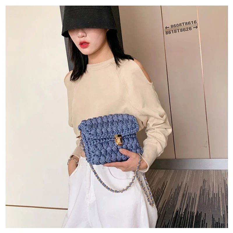 Женская трикотажная сумка