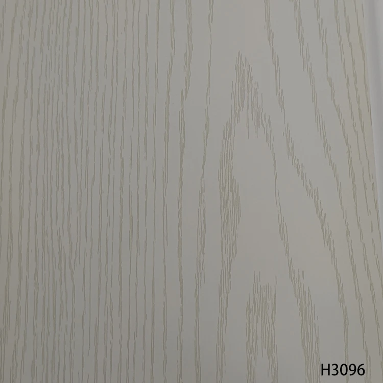 Пропитанная меламиновой смолой декоративная рулонная бумага mdf Глянцевая белая меламиновая мебельная пленка