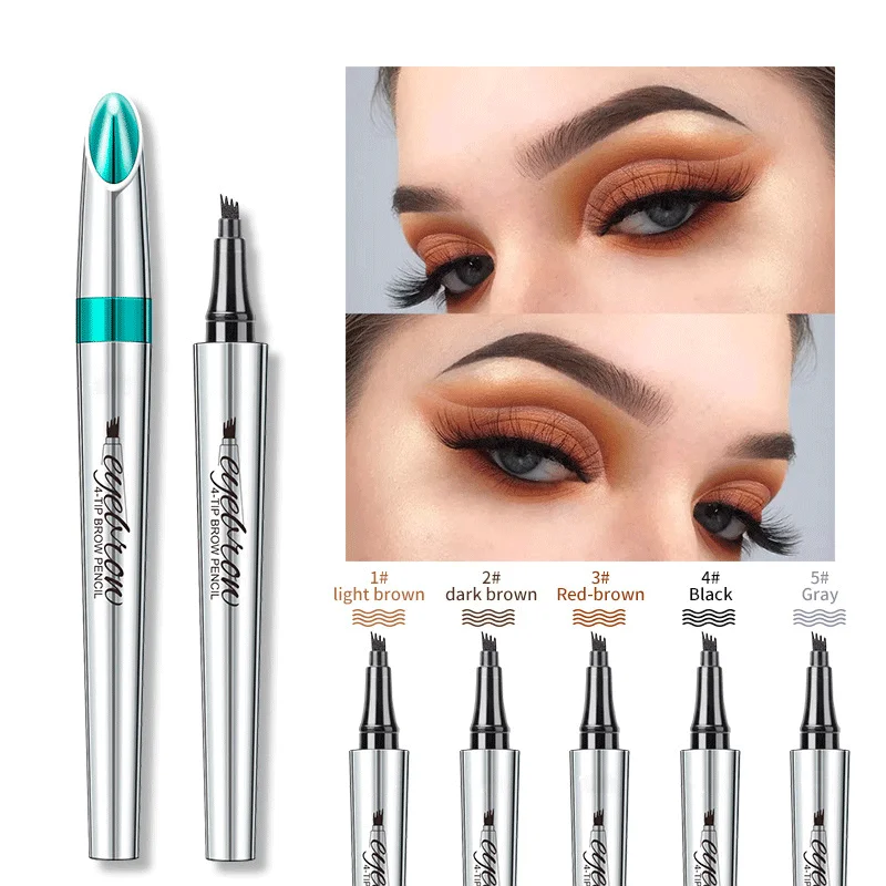 Wholesale Eyebrow Tattoo Pen Eyebrow Pencil Long Lasting Waterproof Smudge-Proof Eyebrow Pen