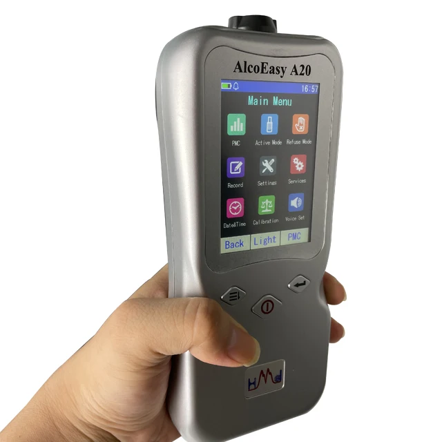 Portable Handheld  Professional Alcohol Tester Digital Alcohol Tester Touch Screen Breathalyzers