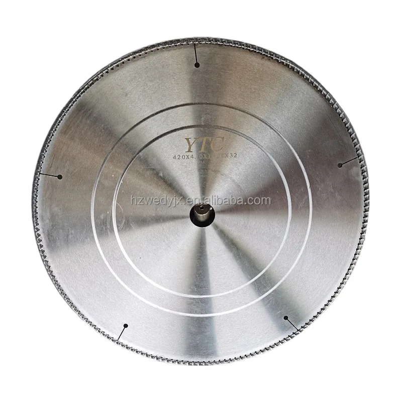 ПВХ плитка кровельный лист профиль труба Бесшумная без крошек износостойкая деревообрабатывающая пила 420 мм * 180 зубья