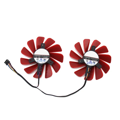 85 мм FDC10U12S9-C для RX570 RS RX580 RS видеокарты вентилятор охлаждения