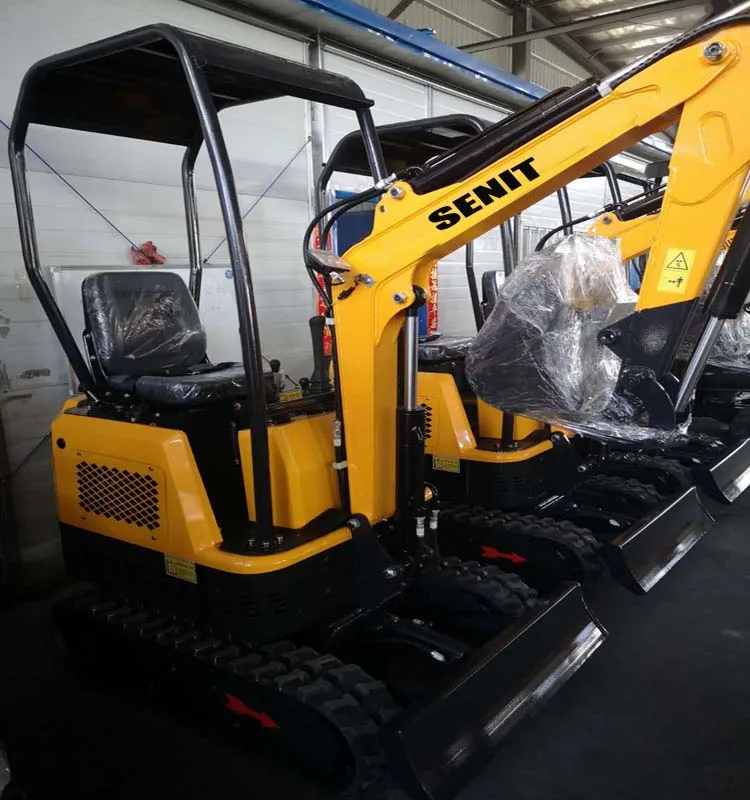 Chinese small hydraulic digger 1 ton mini excavator