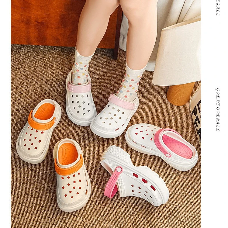 Thick Cloudy Platform EVA clogs custom logo slide sandals women