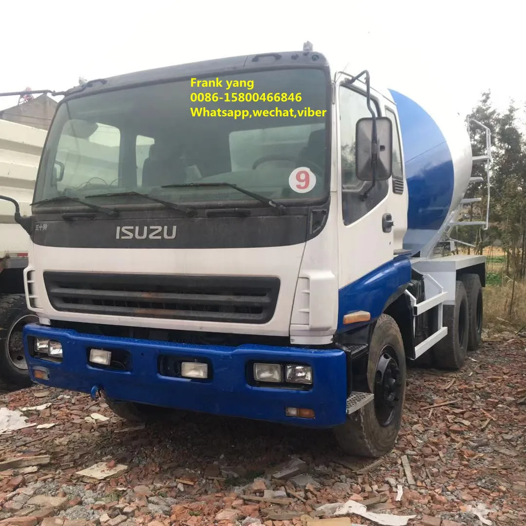 Японская Бетономешалка isuzu б/у автобетономешалка