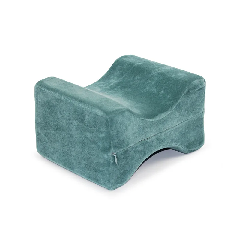 2019 New Style  Orthopedic Sleep Memory Foam Knee Pillow Wedge Contour Leg Pillow For Side Sleepers Pillow For Sciatica Relief