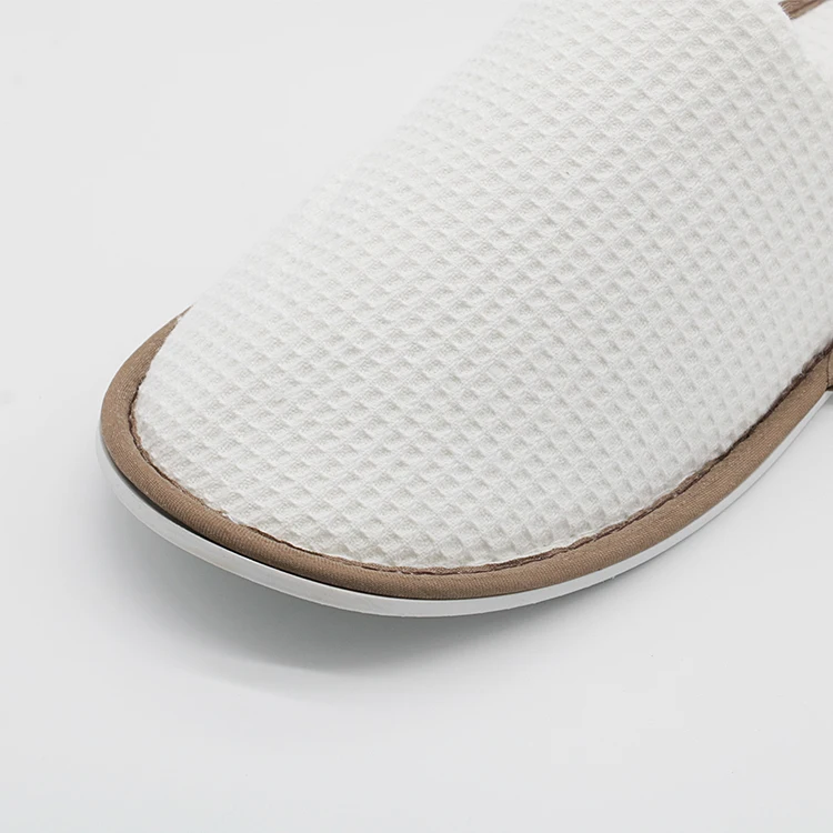 UG Wholesale Custom Hotel Supplies Waffle Non-slip Bathroom Disposable Slippers Home Aviation Slippers