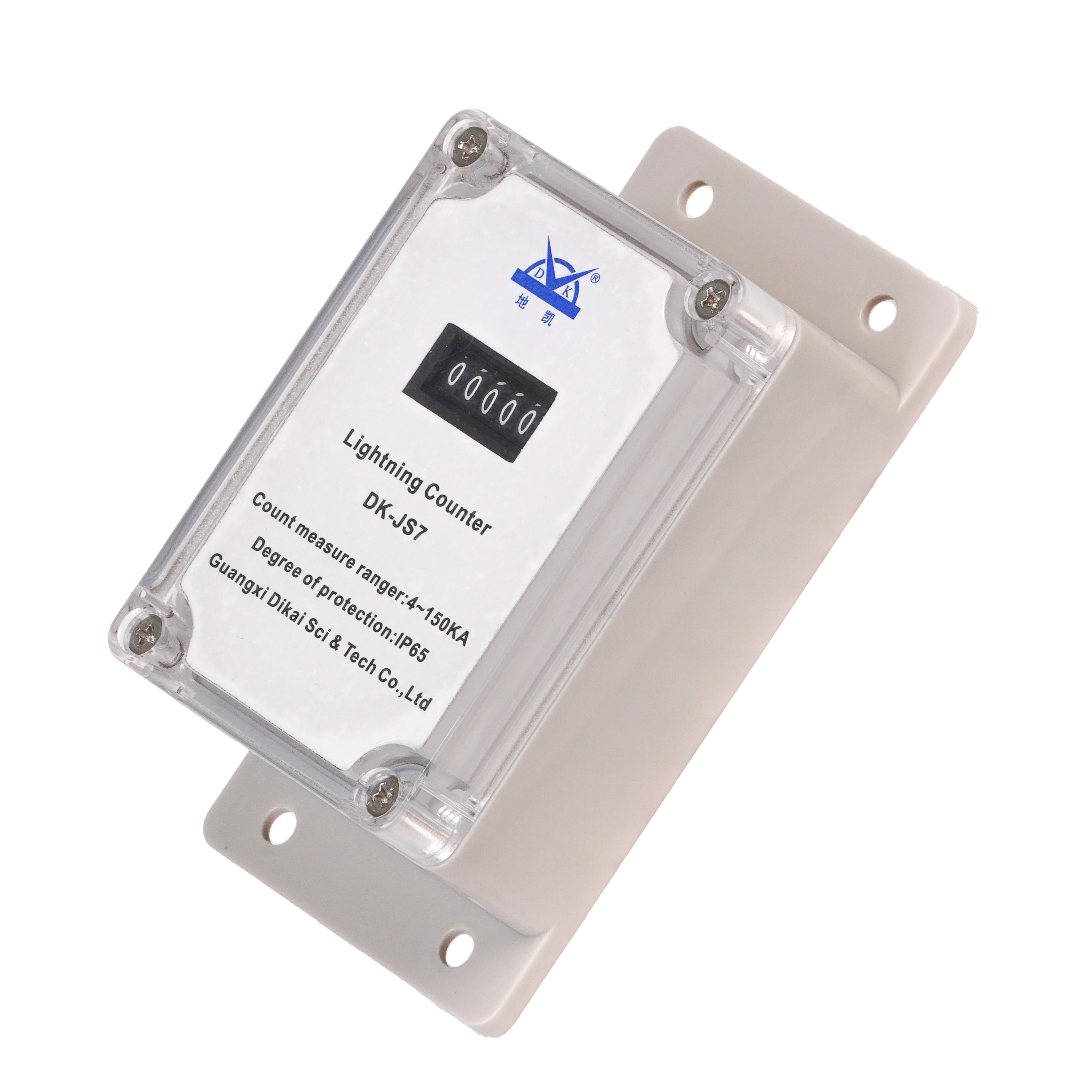 DK-JS7 IP65 Waterproof 6 Digits Building lightning protection lightning counter lightning counter