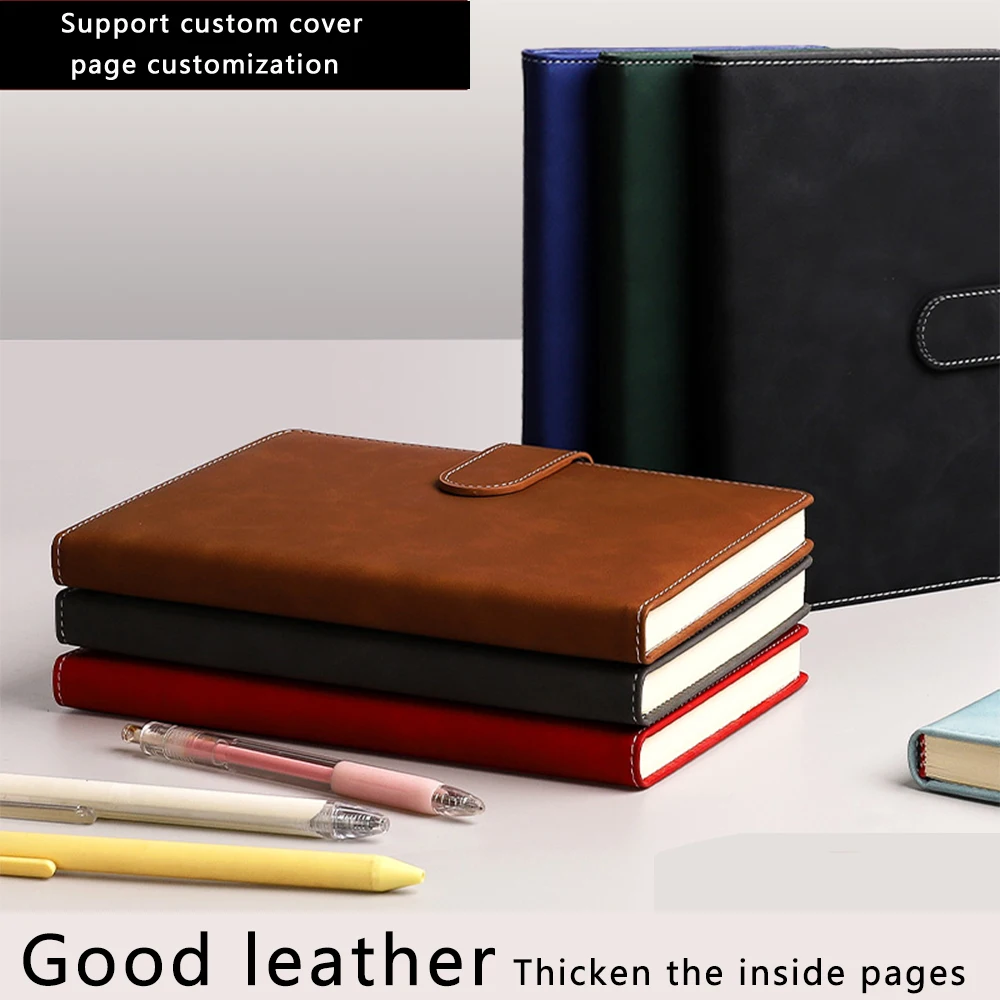 Promotional A5 Notebook with Pen Holder PU Leather Hardcover Journal for School or Office for Personal Use or Corporate Gifts