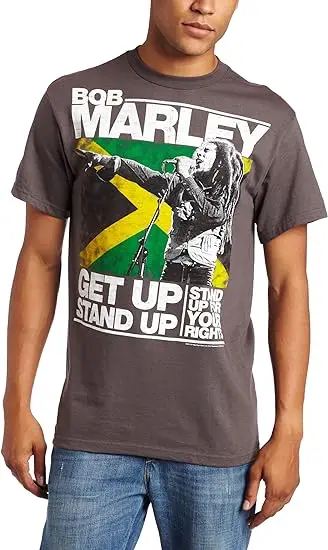 Rasta rastafarian clothing Reggae Bob marley t-shirt