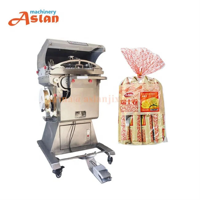 Popular commercial food bread bag fan-shaped flower tying machine