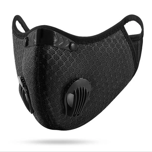 Outdoor riding mask windproof and fog-proof with knee guard valve