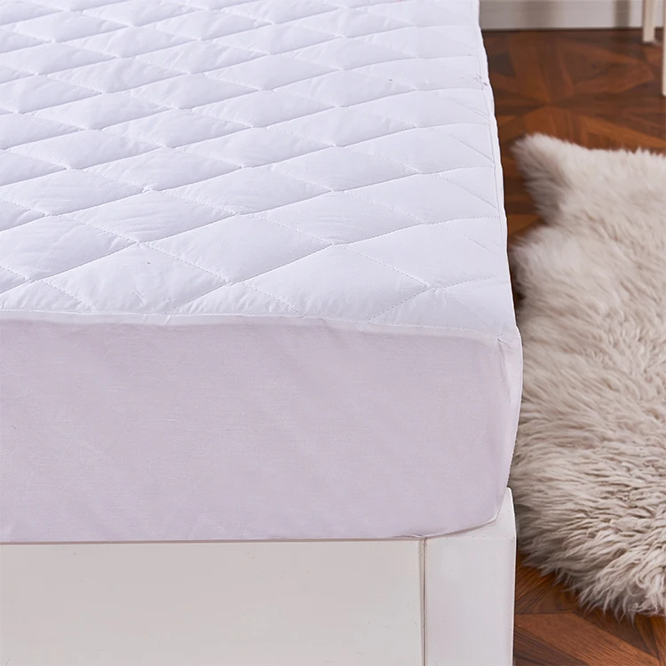 Hot Selling Cheap Custom King Size Hypoallergenic PolyesterJacquard Quilted Waterproof Mattress Protector Cover