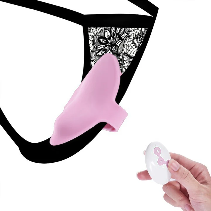 Niusida Hot Selling Wireless Remote Control Clitoral Stimulator Wearable Panti Vibrating Women Sex Toys Butterfly Vibrator