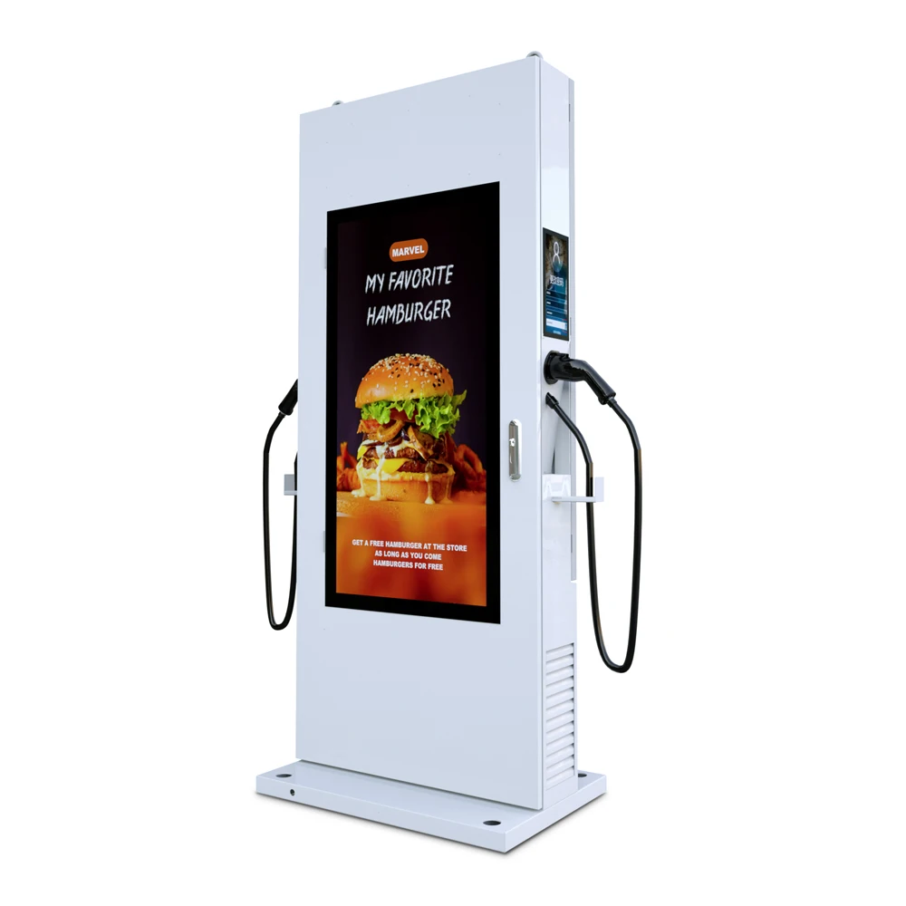 Electric Carmanufacturer Swipe Card App Control Outdoor Digital Signage Public Electric Car Dc Fast Charging Pile Stations