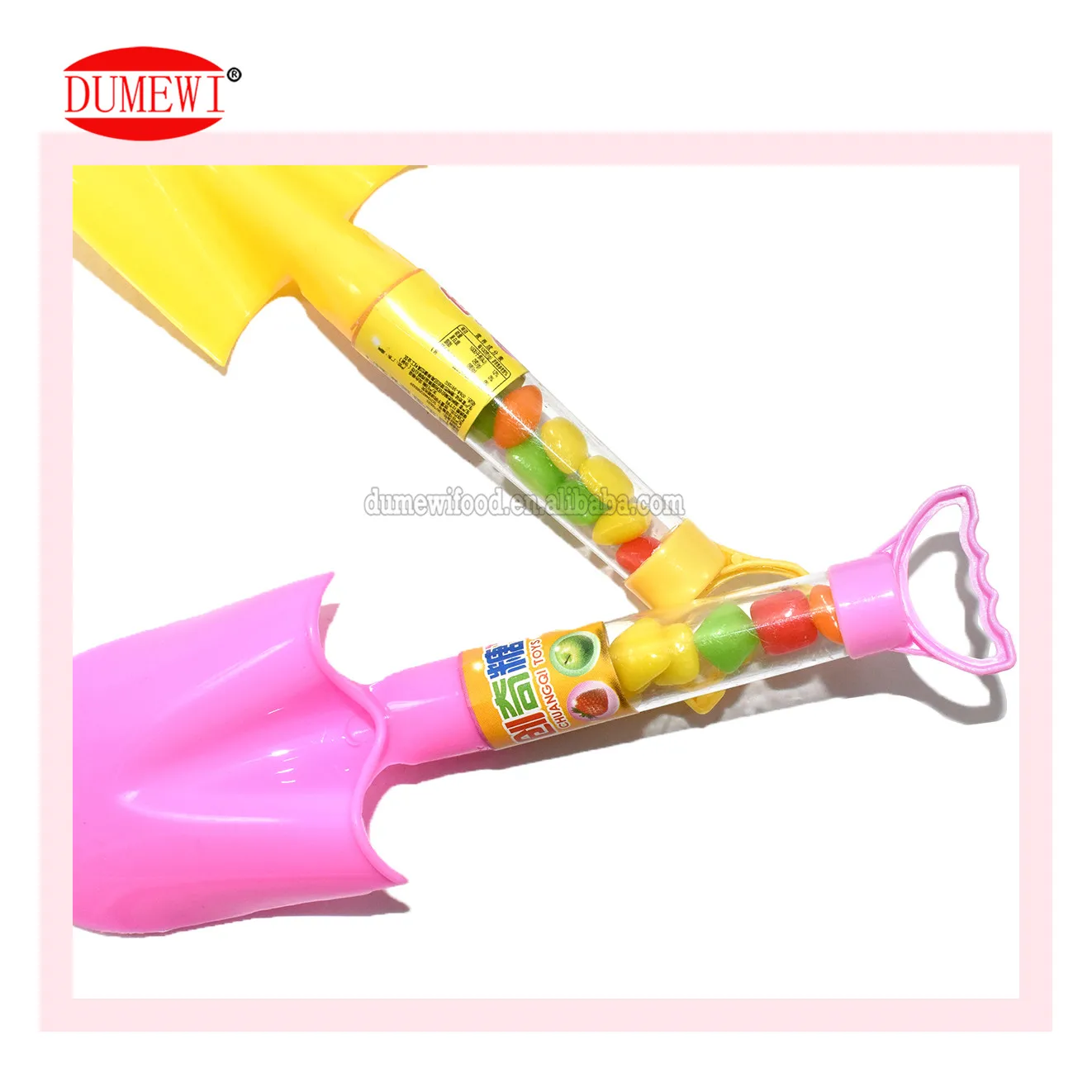 Лопата Совок rabbler geotome Лопата пластиковая игрушка жевательная резинка для пузырей конфеты игрушки для детей