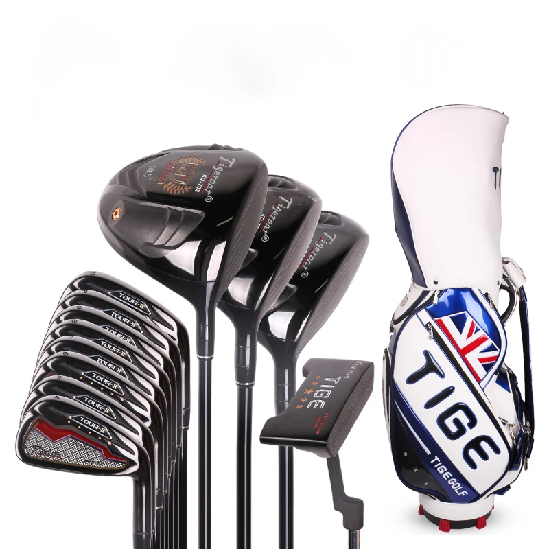 Wholesale Custom Logo Black Golf Clubs Complete Set OEM Right Hand Men Golf Club Sets Complete