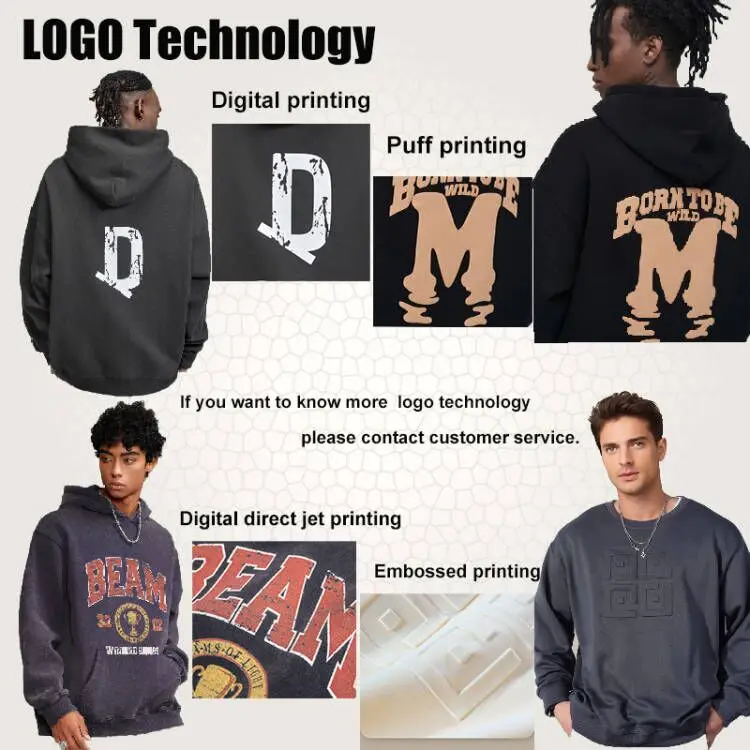 Manufacturer Custom Logo Oversized 100% Cotton Fleece Pullover Men Heavyweight 600 GSM Drop Shoulder Boxy Fit Zip Up Hoodies