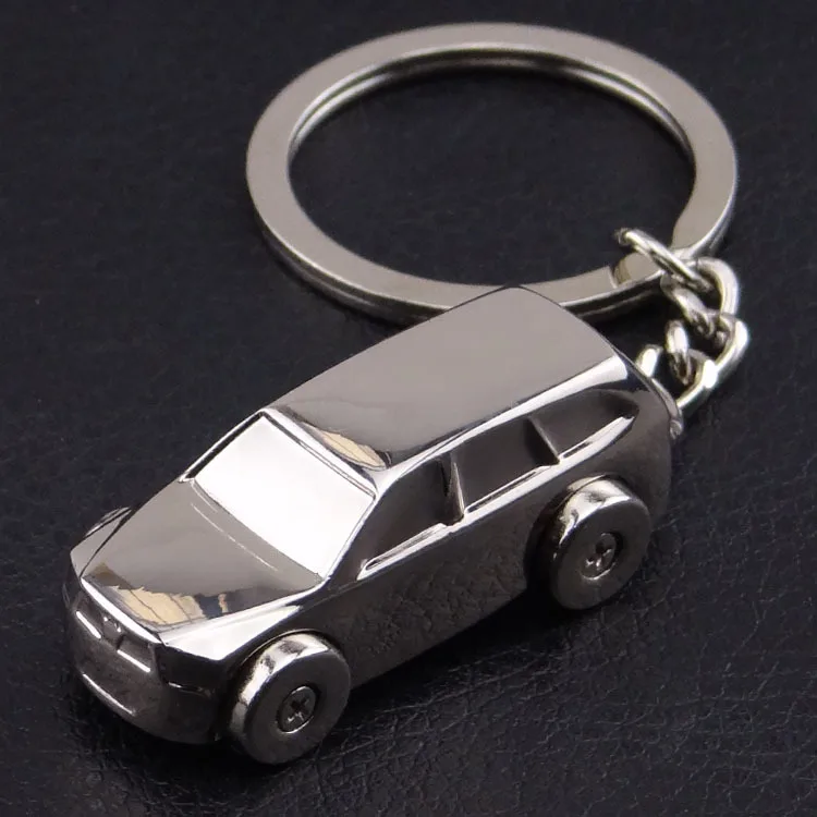 Wholesale Custom  Metal car Keychain 3d Mini Large Truck Model school bus Metal Keychain