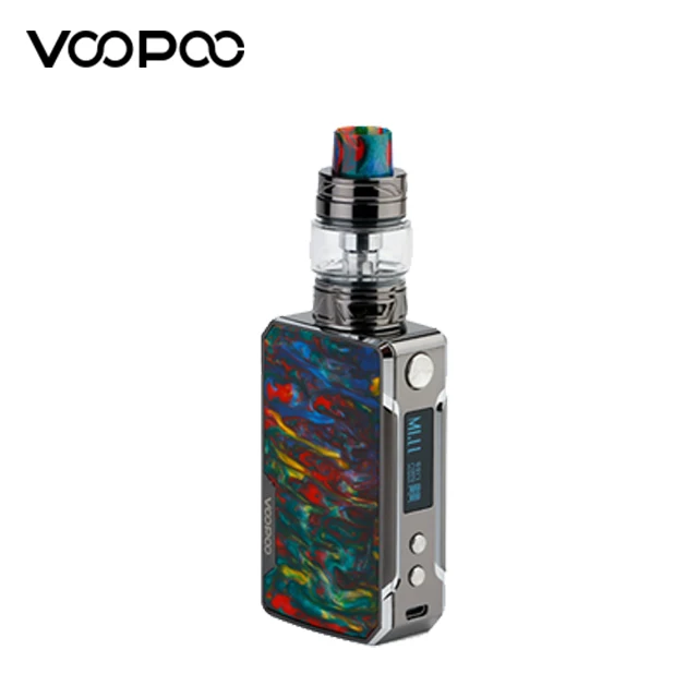 
2019 new e cigarette vape mod VOOPOO DRAG Mini Platinum 117W Kit BOX MOD 4400mAh 