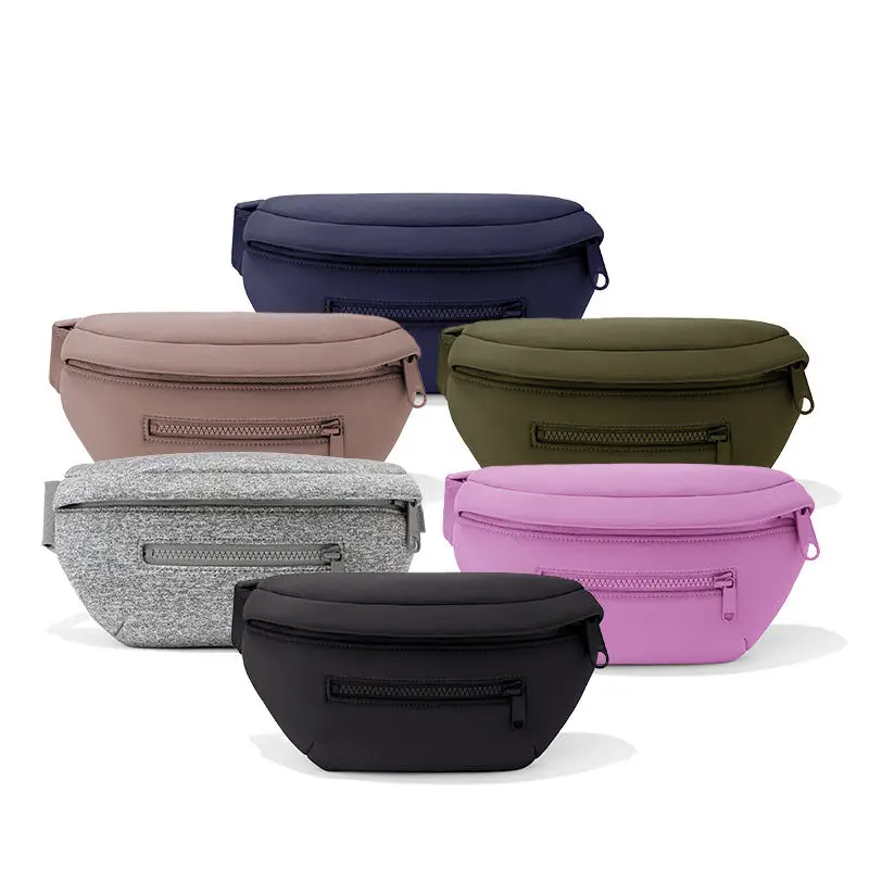 Custom waist bag Fashionable Crossbody Bags Outdoor Sport Neoprene Waterproof Fitness Fanny Pack Running Waist Bag