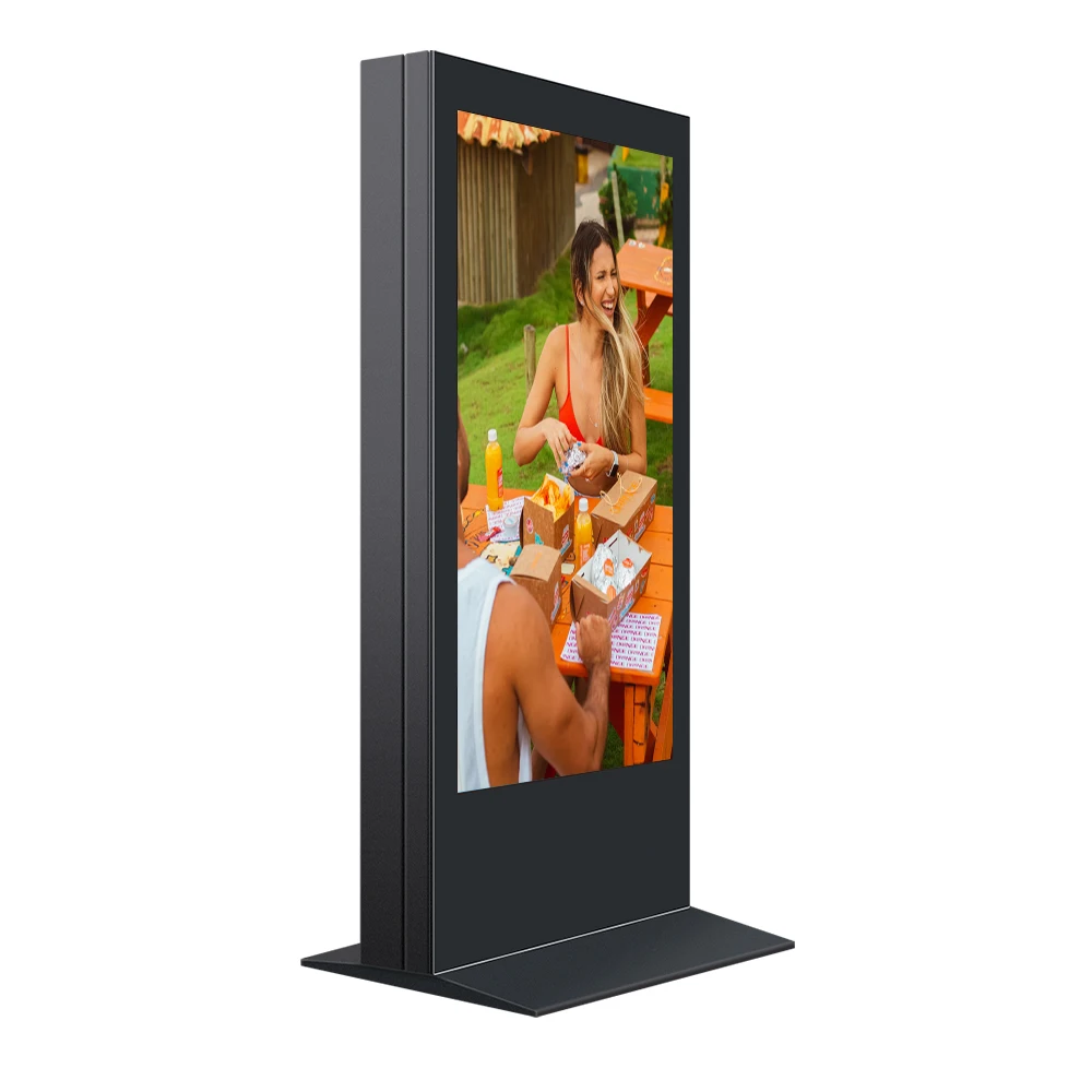 55 inch Outdoor Capacitive LCD Monitor Advertising Screen Display Kiosk Price For Bus Station Digital Signage Player