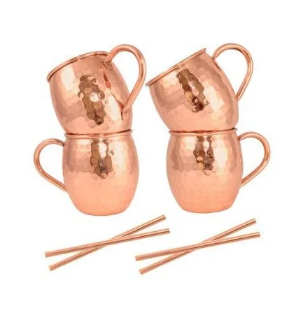 High Quality Custom Manufacturer Moscow Mule Copper Mug Antique Copper Beer Mugs Hammered Copper Mugs