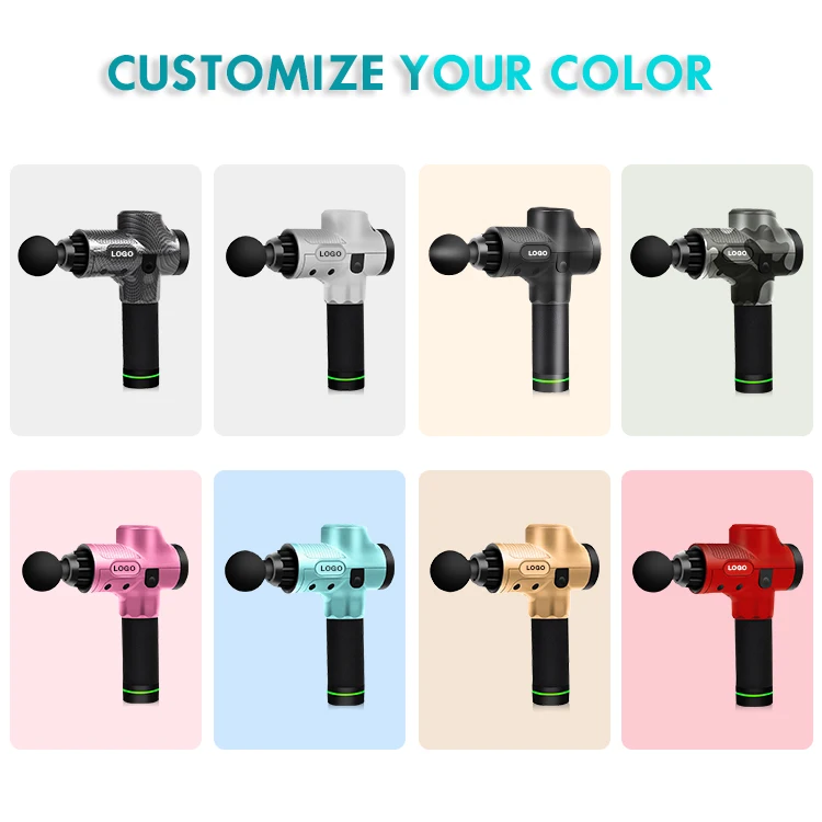 12Mm Profesional Percusion Portatil Digital De Fascia Profunda Corporal Booster Lcd 30 Velocidades Pistola De Masaje Muscular