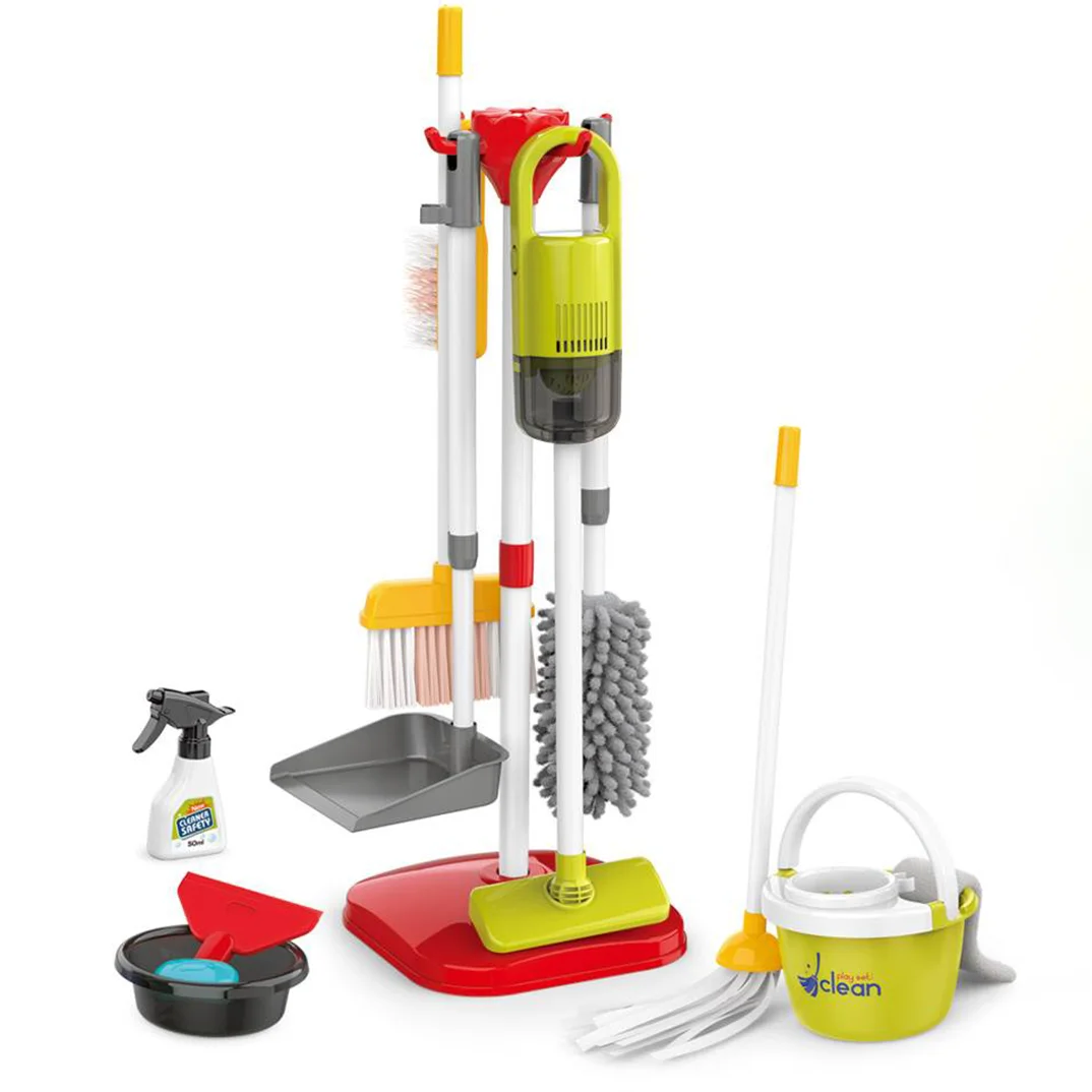 Kids Educational Housekeeping Cleaning Set Household Tool Cleaning Tool Set Simulation Vacuum Cleaner Pretend Play Toys