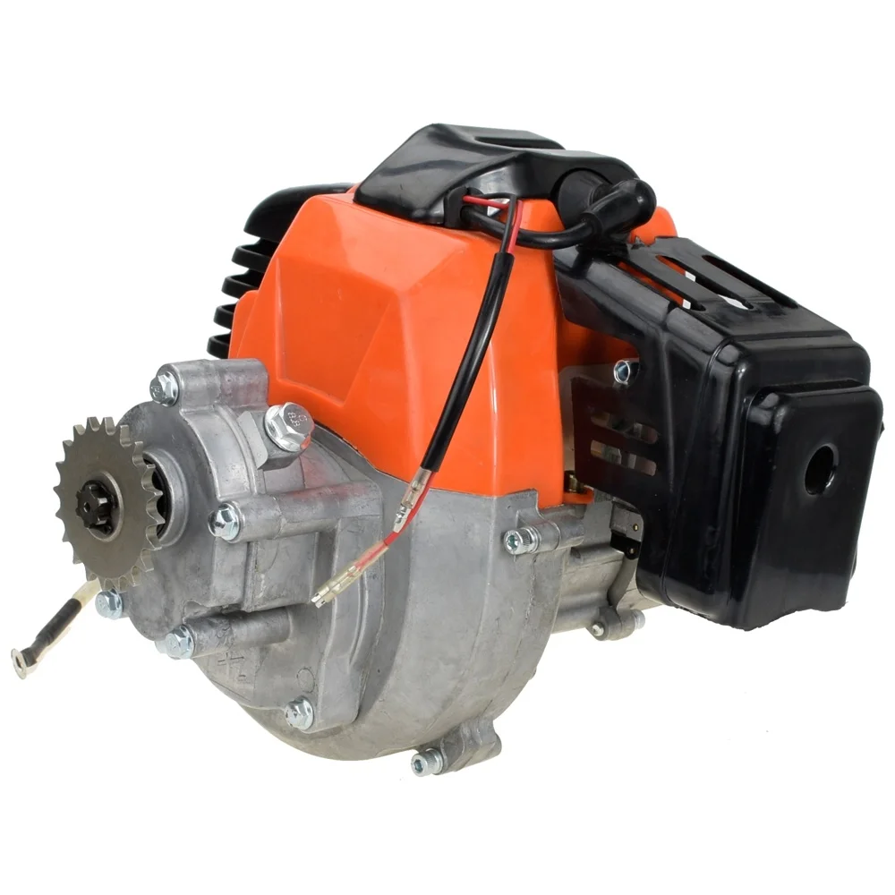 HIAORS 2 stroke engine 43-49cc 20T gear reduction transmission box for mini ATV  pit bike engine motorcycle parts