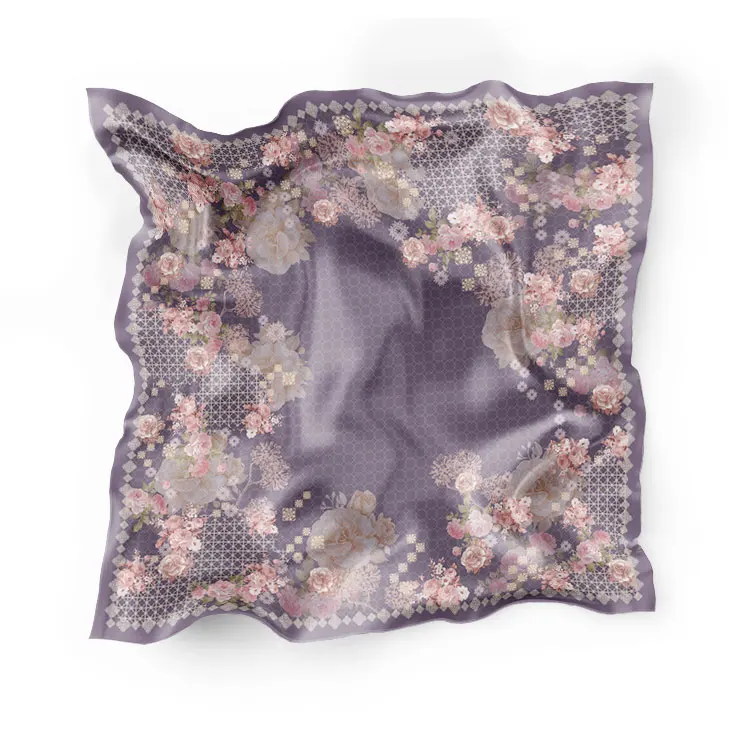 wholesale hijab tudung bawal Muslim soft cotton silk hijabs Malaysia custom printed cotton voile square scarf hijab instant