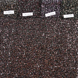 2023 Spring and Summer Dresses crush mesh textiles black sequin fabric with sequin embroidery fabric