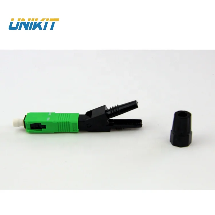 Китайский производитель UNIKIT FTTH горячая Распродажа быстрый разъем SC/APC полевая сборка прохождение испытаний на высокую и низкую температуру