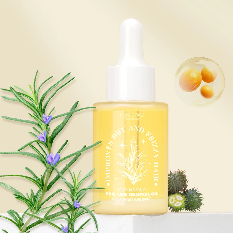 MELAO Private Label Wholesale 100% Natural Formula Nourishing Scalp Elixirs Hair Care Loss Treatment Hair Growth Oil Serum