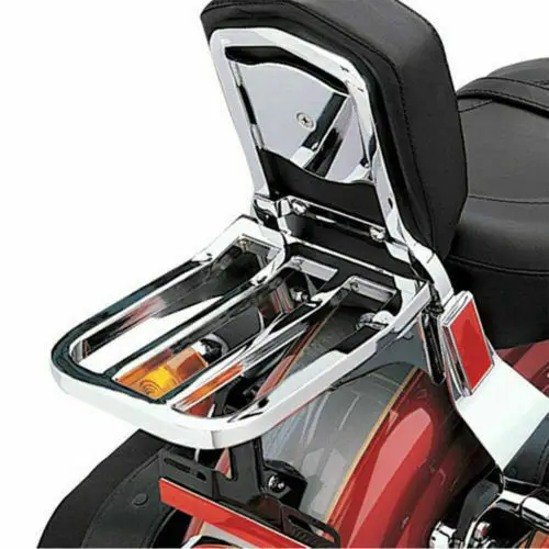 Motorcycle Sissy Bar Backrest Luggage Rack For Harley Heritage Softail FXDB FXDL Fatboy Forty Eight  XL