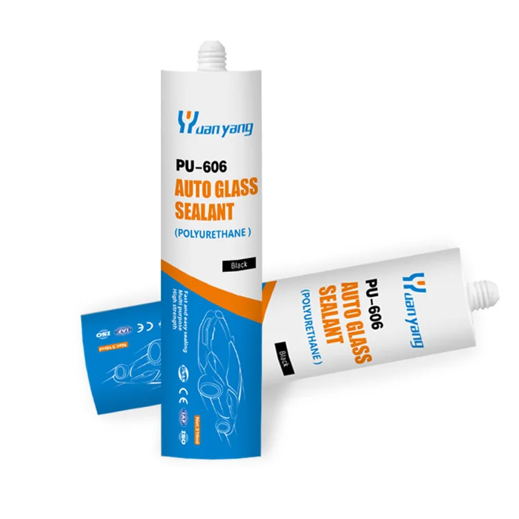 High Adhesion polyurethane black auto glass windshield sealant adhesive for car window