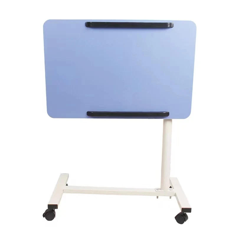 Factory product Portable Hospital Over bed Table For Dining Height Adjustable Medical Dinning Nursing Table with wheel