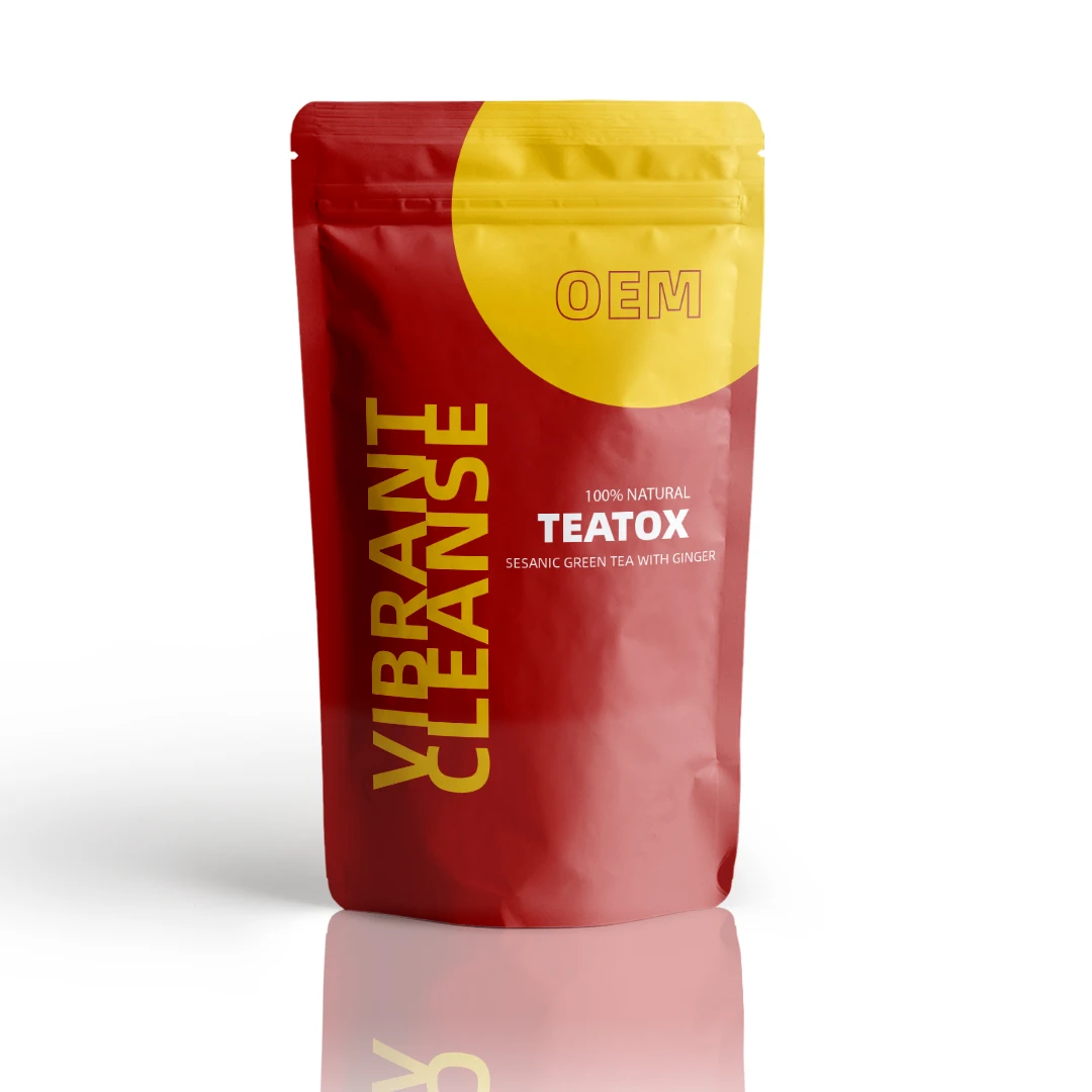 Private Label Turmeric Ginger Tea Bag Flavored Herbal Tea Packed In Sachets