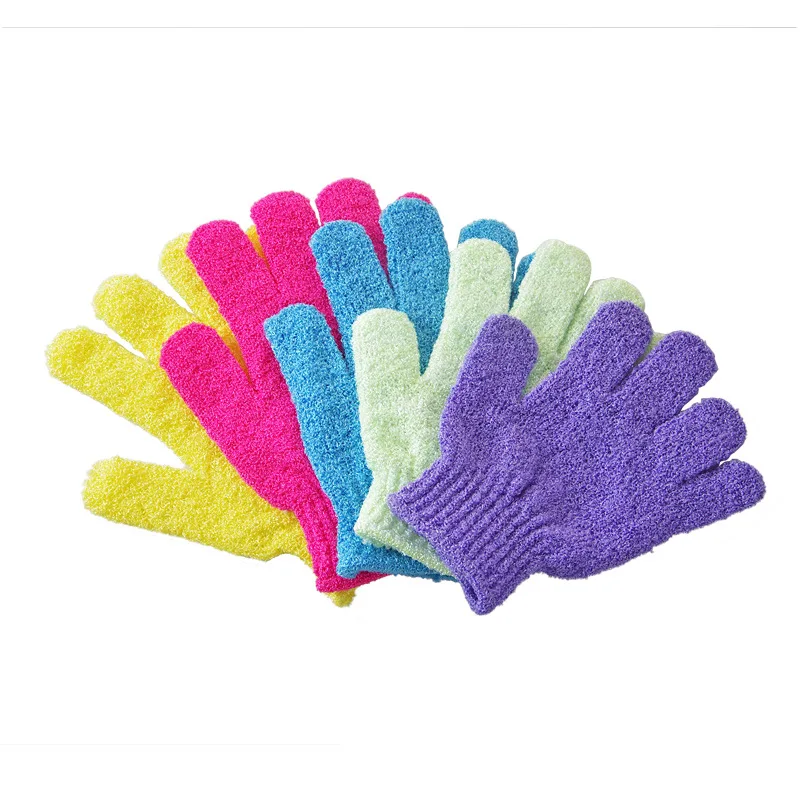 Bath For Peeling Exfoliating Mitt For Shower Scrub Mittens Resistance Body Massage Sponge Wash Skin Moisturizing Spa Foam